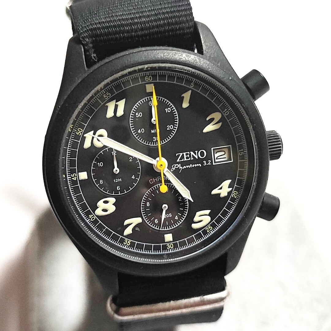 ゼノ ファントム ZENO Phatom3.2 時計本体のみ ZENO-WACTH BASEL Phantom 3.2 - メルカリ