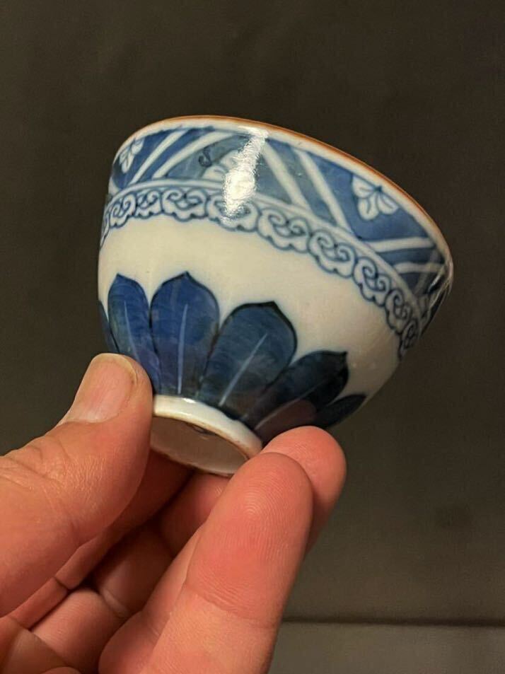 江戸後期 京焼 古全 造(平安古全) 寿字文 瓢形 一合徳利