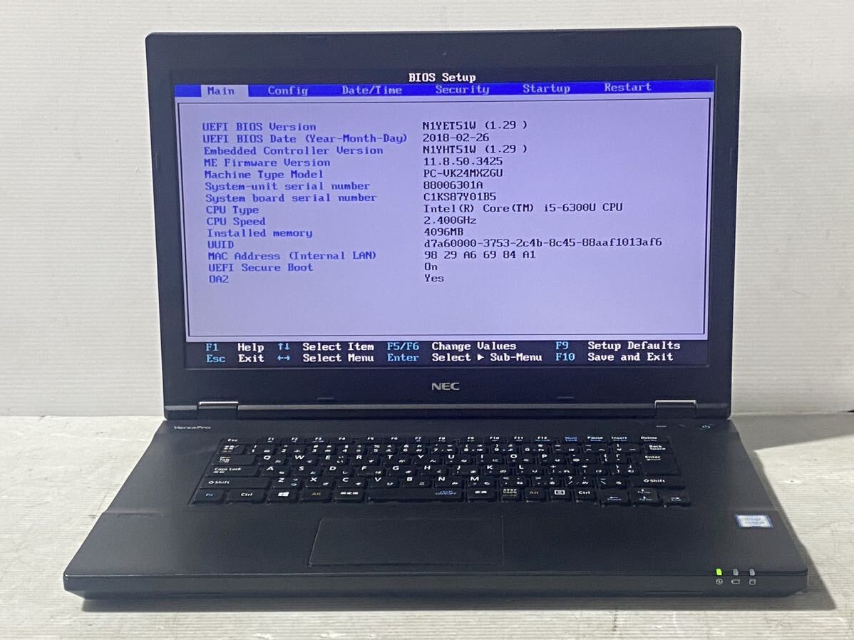 nec キーボード versapro