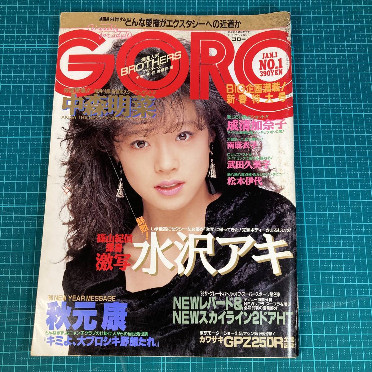 GORO 中森明菜 水沢アキ 武田久美子 松本伊代 中山美穂 SHOW-YA - アート/エンタメ/ホビー