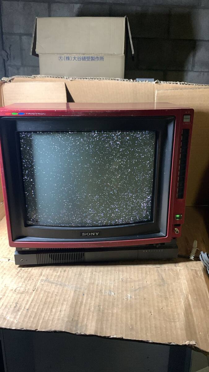 【超希少 】昭和物リモコン付SONY ブラウン管テレビ KV-14GV1 超希少 】昭和物リモコン付SONY ブラウン管テレビ KV-14GV1