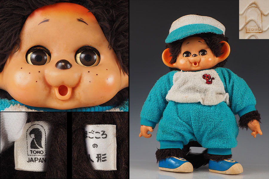 まごころ人形2体セット 不二家 - おすわりペコちゃん2体セット バースデーとデニムの