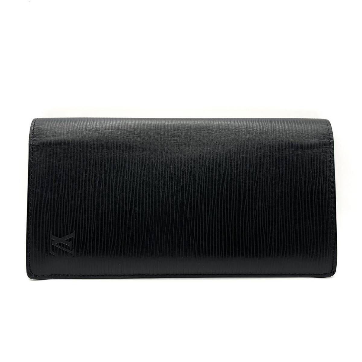Louis vuitton】ポルトフォイユ・コメット 長財布 ノワール 黒系 ルイ