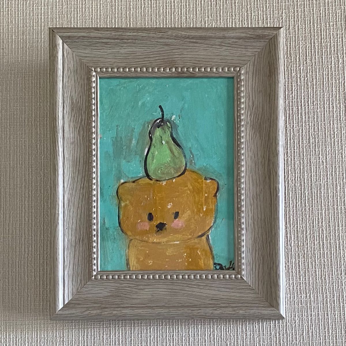 匿名配送】鉛筆画 「笑顔」 A4サイズ額つき | Shop at