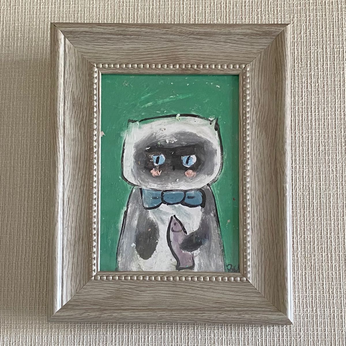 匿名配送】鉛筆画 「笑顔」 A4サイズ額つき | Shop at