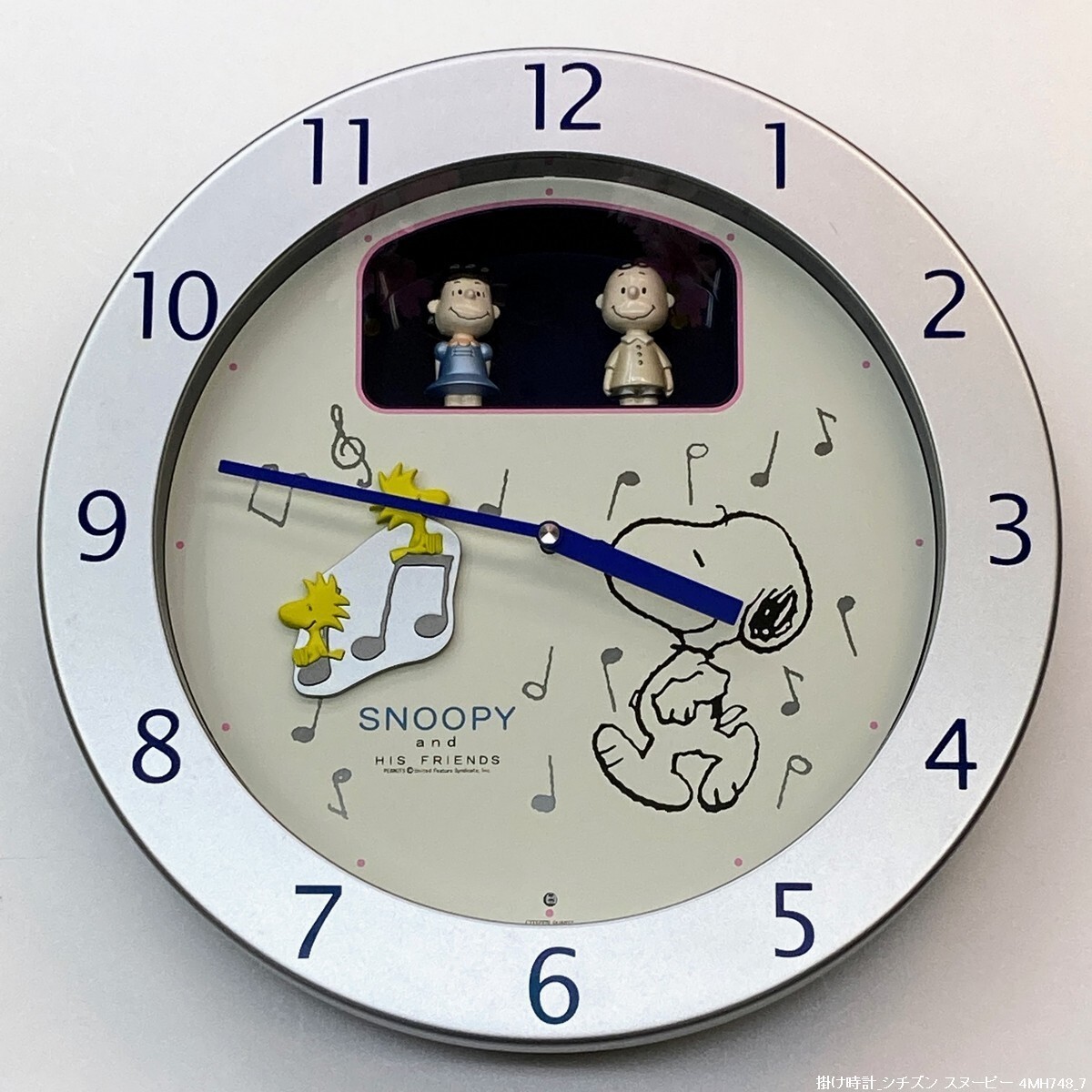 シチズン　スヌーピー からくり時計 　メロディ掛け時計－４ シチズン スヌーピー からくり時計 メロディ掛け時計－4 CITIZEN