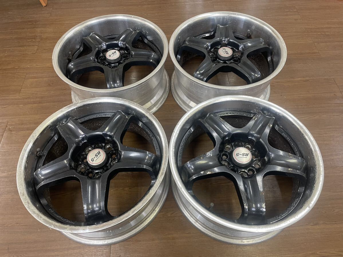 今週末限定値下げ Weds RS-5 14インチ 4穴 PCD100 WedsSport rs5 ホイール 14インチ 100 4穴 6j +30 WEDS SPORT 14インチの