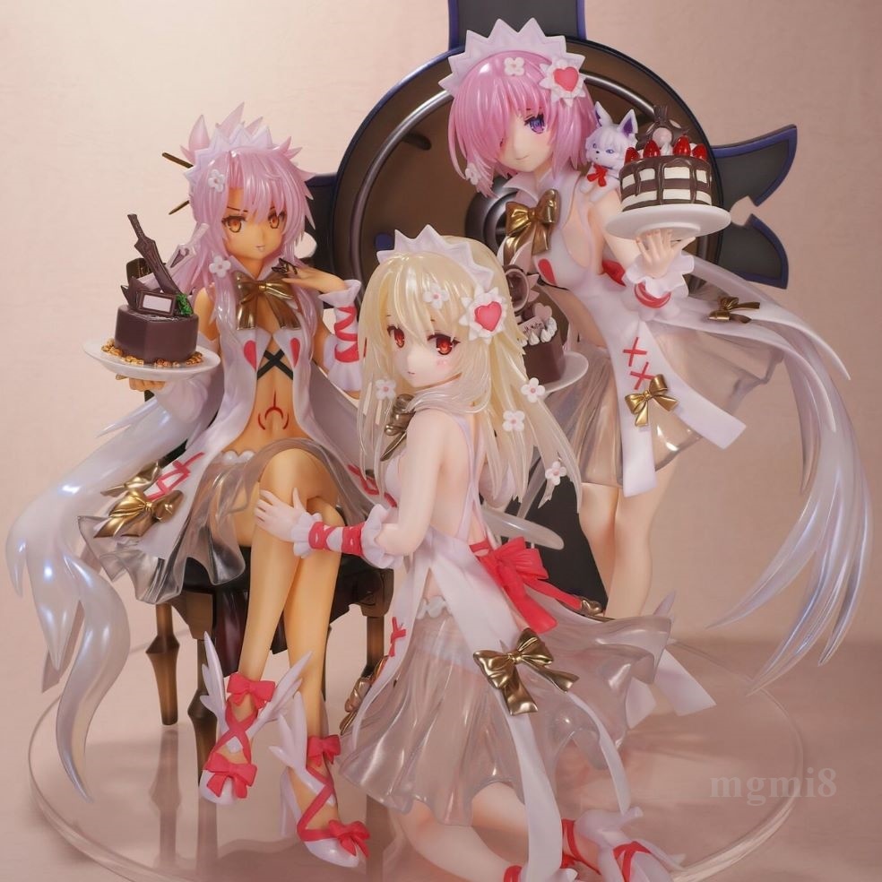 ガレージキット FGO ブレイブ マシュ（グリズリーパンダ）塗装済み完成