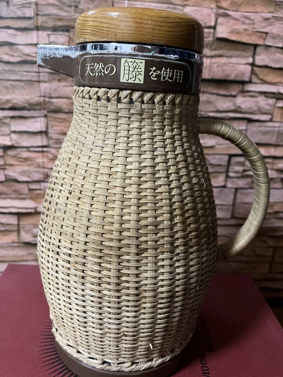 ZEROnet] TIGER タイガー 象印 籐ポット 魔法瓶 PSH-1002 VGR-1000 AFR