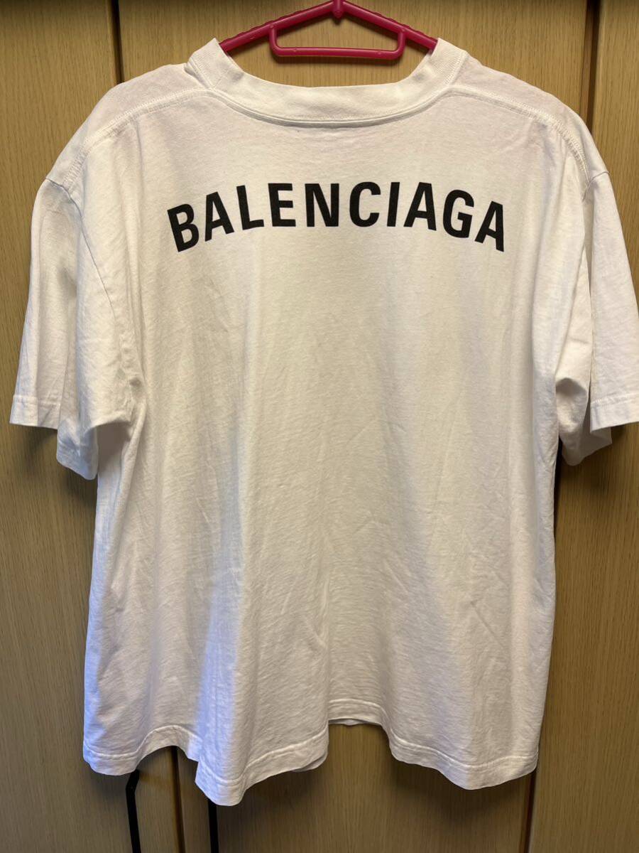 BALENCIAGA バレンシアガ 総柄ロゴ Tシャツ グレー 半袖 | Shop at