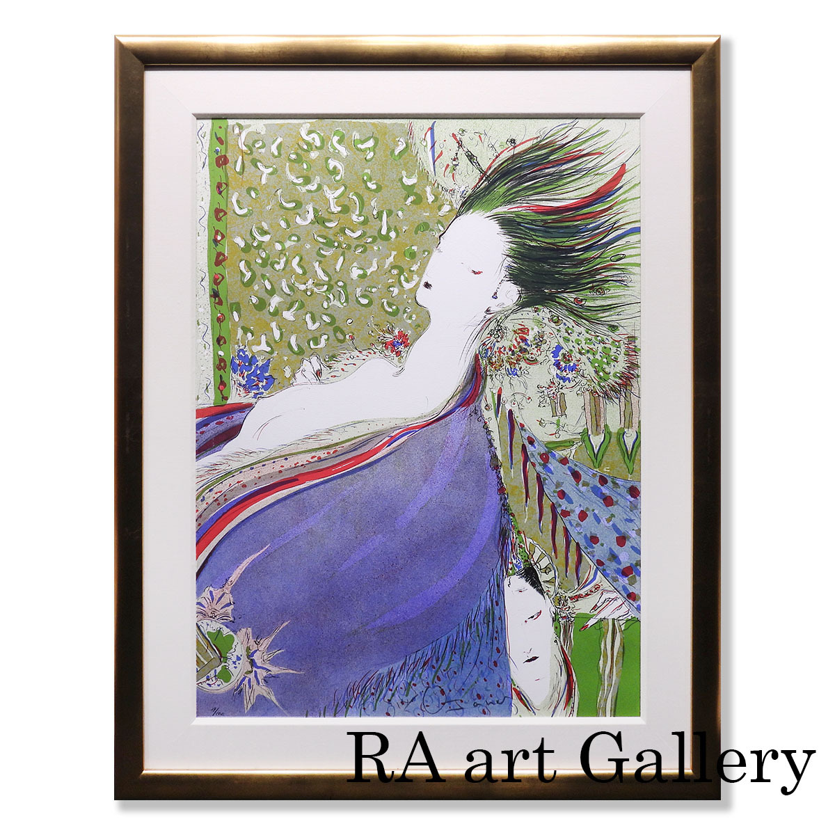 天野喜孝 黒衣の剣士 漆 セミオーダー品