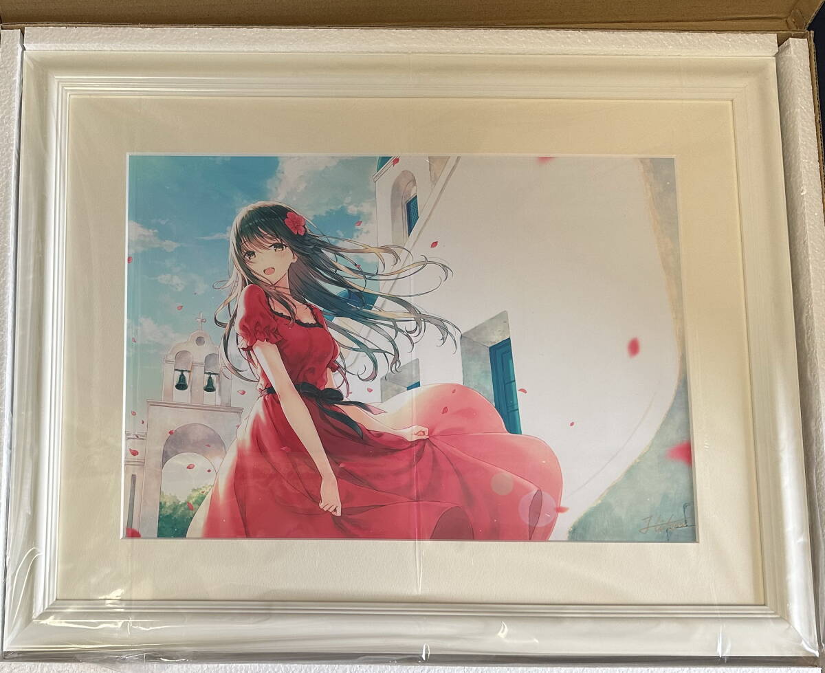 Hiten「SUMMER WITH YOU」アールビバン版画 【保証書付】 アールビバン 版画 Hiten SUMMER WITH YOU