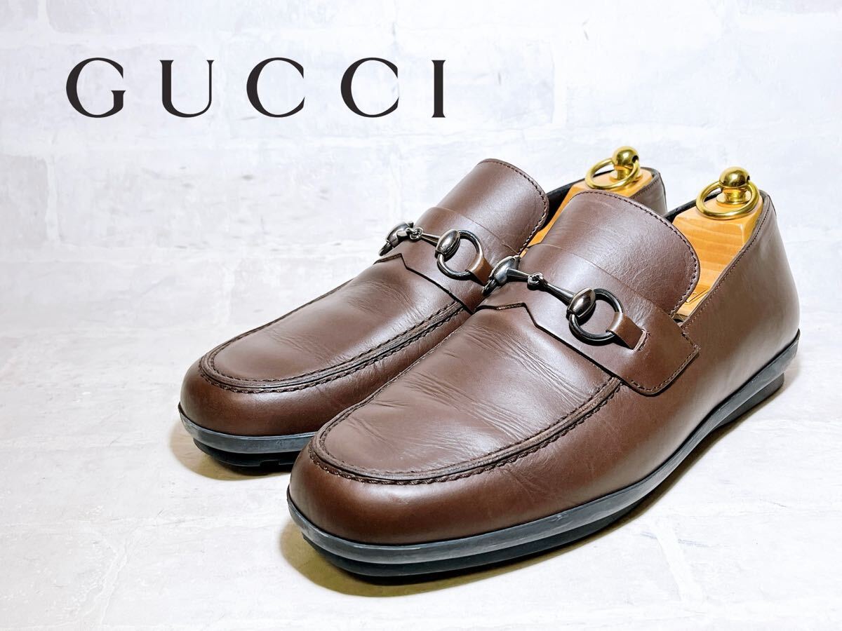 ヴィンテージ】OLD GUCCI 高級ホースビットローファー イタリア製正規