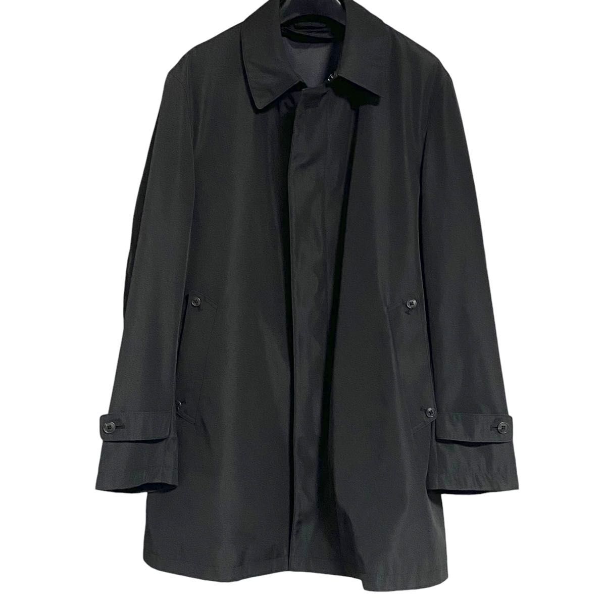美品】鎌倉シャツ DICROS ダウンライナー付 コート 黒 L ビジネス