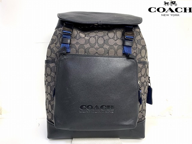 美品COACH ポピー メタリックシグネチャー バックパック ピンク 美品 COACH コーチ ポピー メタリックシグネチャー バックパック