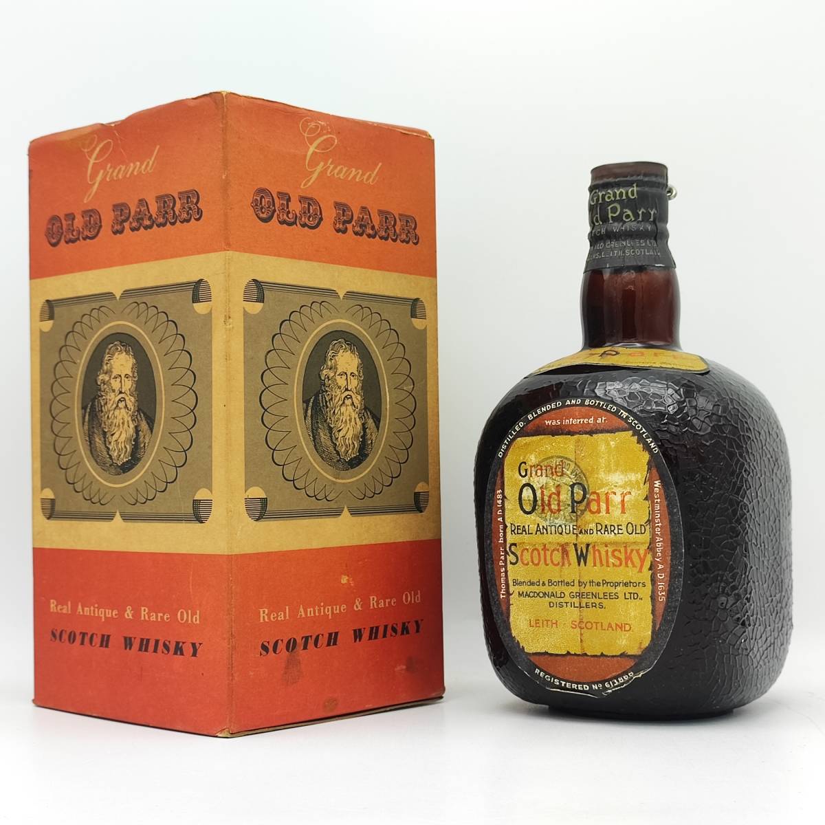 Grand Old Parr グランドオールドパー 18年 750ml 空瓶3本セット