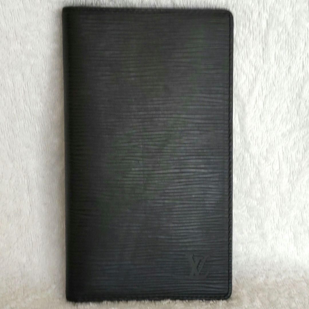 LOUIS VUITTON ルイヴィトン エピ 黒 ブラック メンズ 二つ折り財布