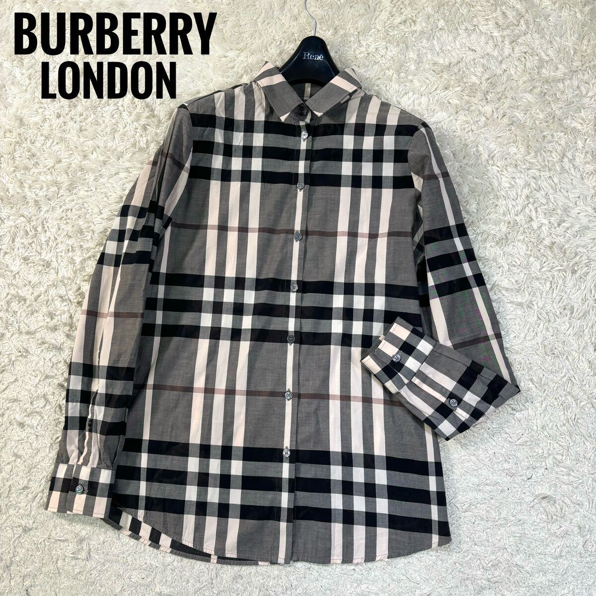 バーバリーロンドン Burberry London ノバチェック チェック柄 カラーシャツ ブラウス レディース 長袖シャツ メガチェック トップス  /【Buyee】