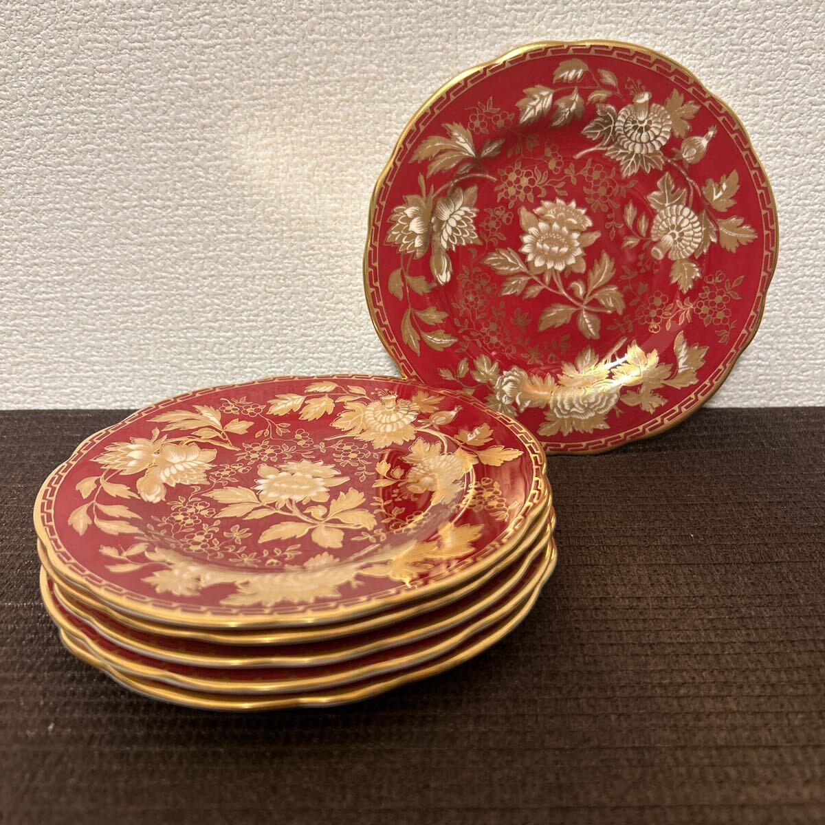 ウェッジウッド ゴールド コロンビア 15.5cmケーキプレート 5枚 | Shop 