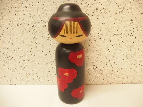 ②渡辺正雄 彩秋 約30cm 創作こけし 大 伝統工芸 内閣総理大臣賞受賞作家 渡辺正雄