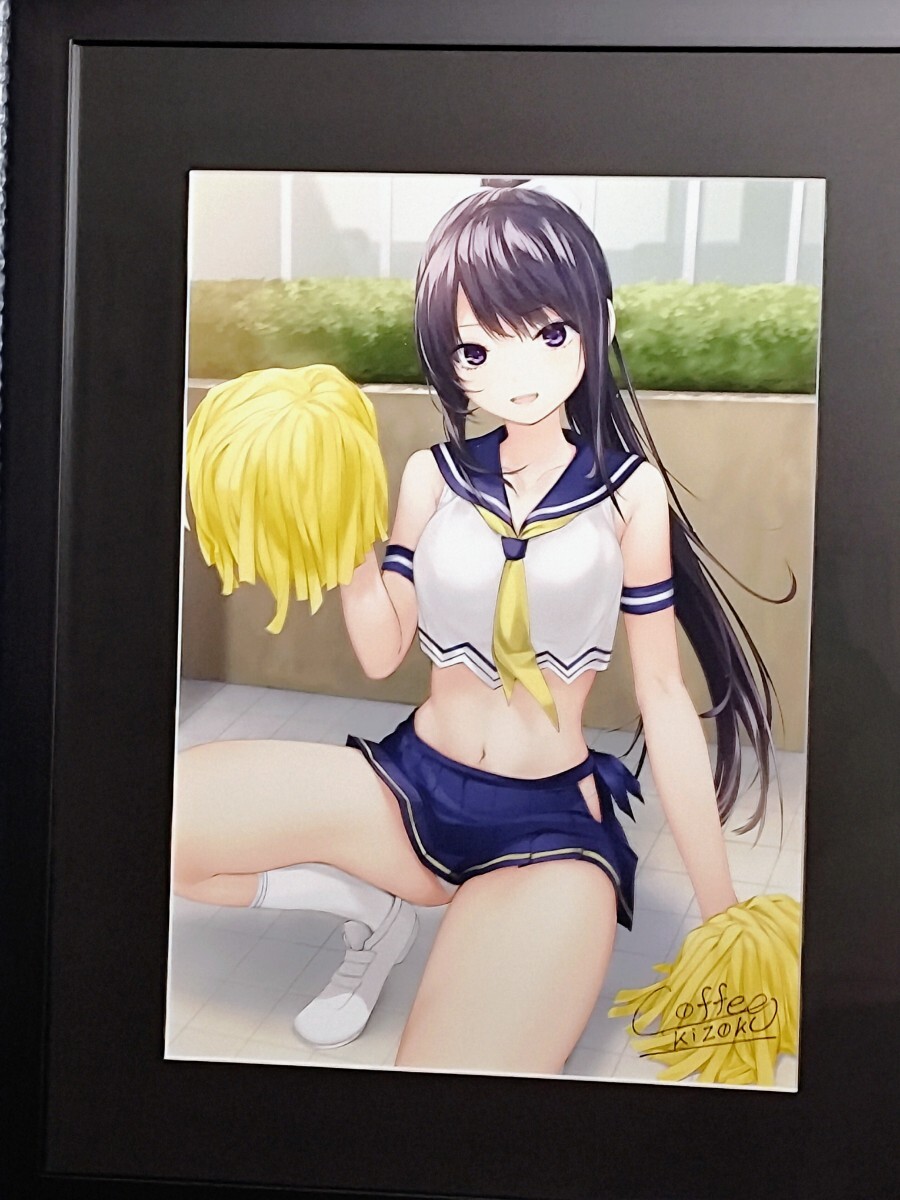 受注生産 直筆サイン入り てぃんくる ブルーシエロ A3複製原画 てぃんくる】直筆サインA3複製原画・ブルーシエロ | アール