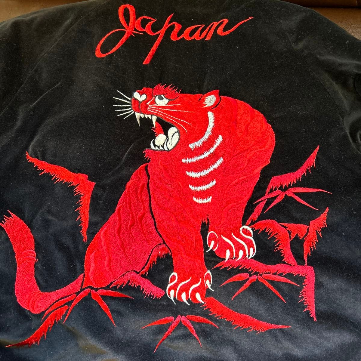 Mサイズ テーラー東洋 別珍 スカジャン 白虎 M品番18427 TIGER HEAD