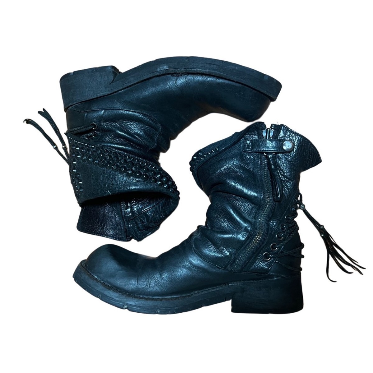 studs boots 00s y2k 14th addiction