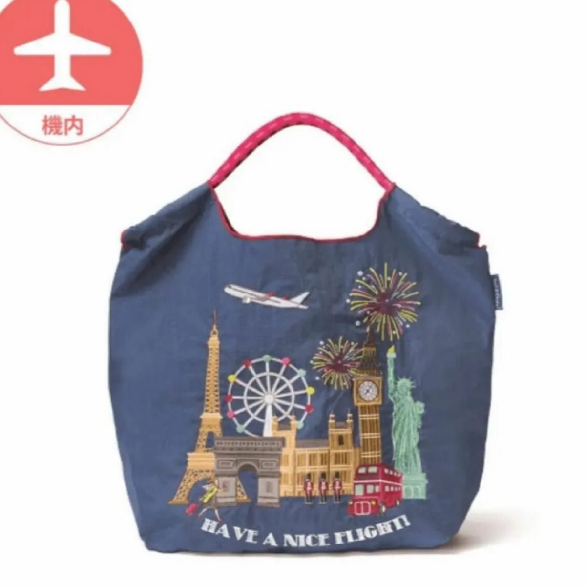 JAL限定】Ball &Chain ボールアンドチェーン JAL グレー エコバッグ