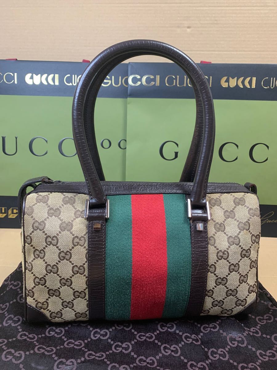 グッチ GUCCI GG柄 ハンドバッグ ミニボストン ハンドバッグ GG