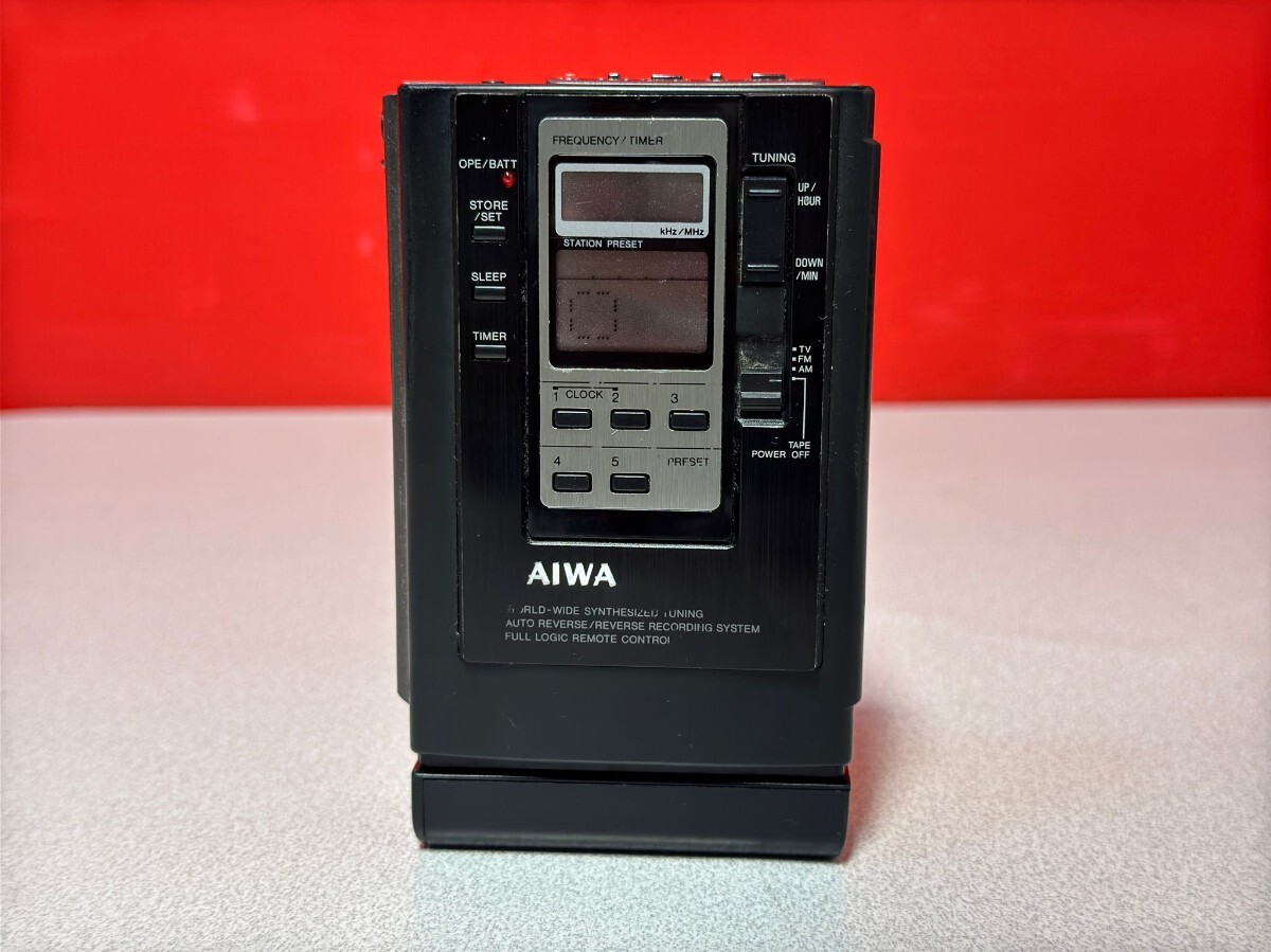 AIWA カセットプレーヤー HS-JX10 ジャンク品 AIWA アイワ HS-J10 カセットボーイ ポータブル カセット