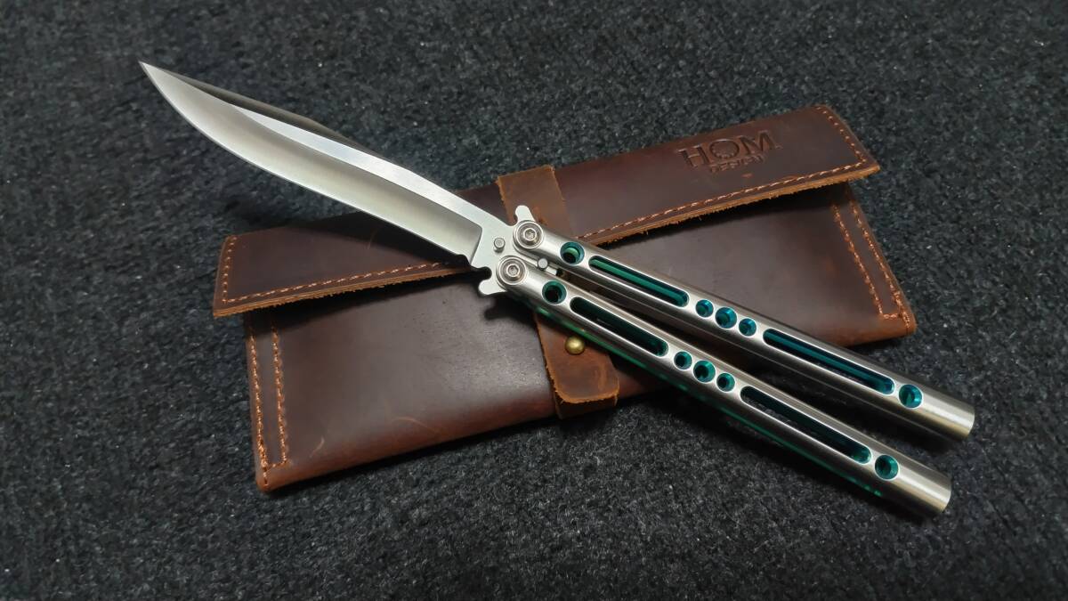 ゼファー zephyr バリソン バタフライナイフ ダブルエッジセレーション＆タントーブレード バリソン 非金属