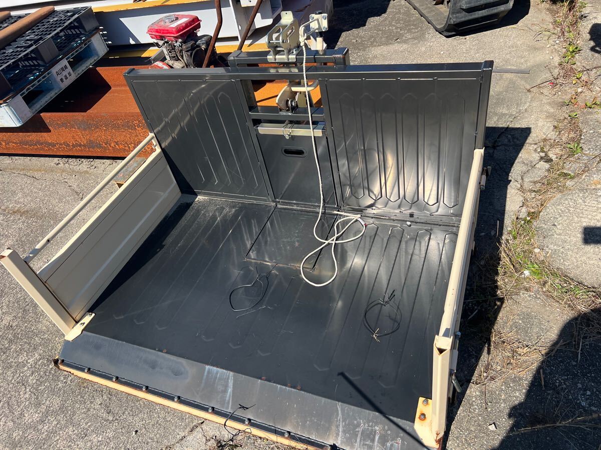 トラクタ　ダンプ　1200 福井△熊谷 トラクターダンプ NA1200 取付ヒッチ付 A-1 A-2ヒッチ 荷台