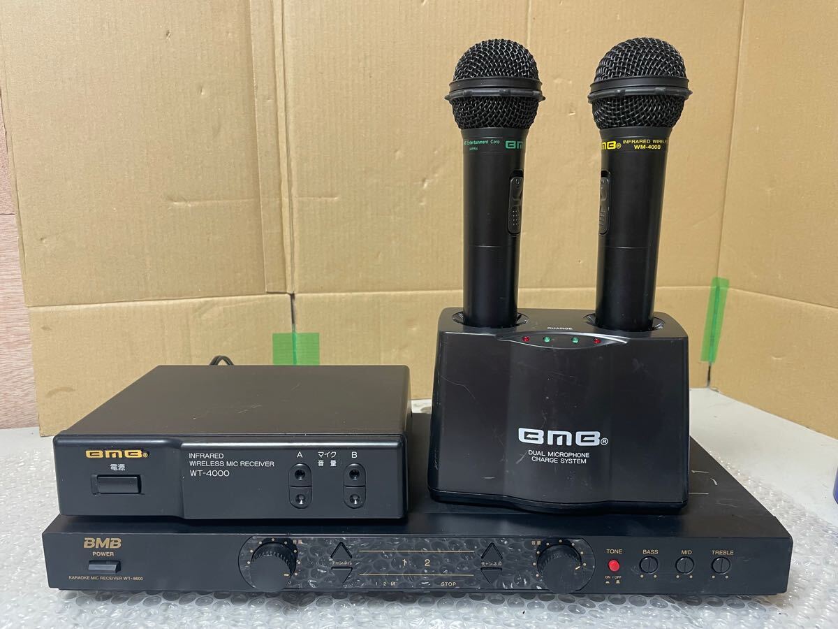 【USED】 BMB 赤外線ワイヤレスマイク WT-1000 一式②☆
