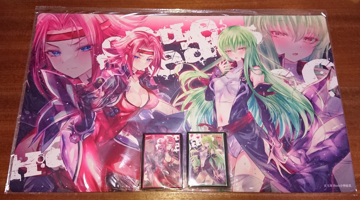 コードギアス　プレイマット 2種　カレン　C.C. キャラクター万能ラバーマット コードギアス 反逆のルルーシュ