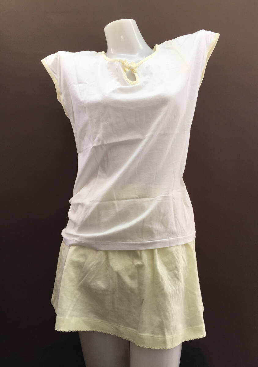 テニス　アンスコ　5段レース　純白　光沢 リボン　美品 テニス アンスコ