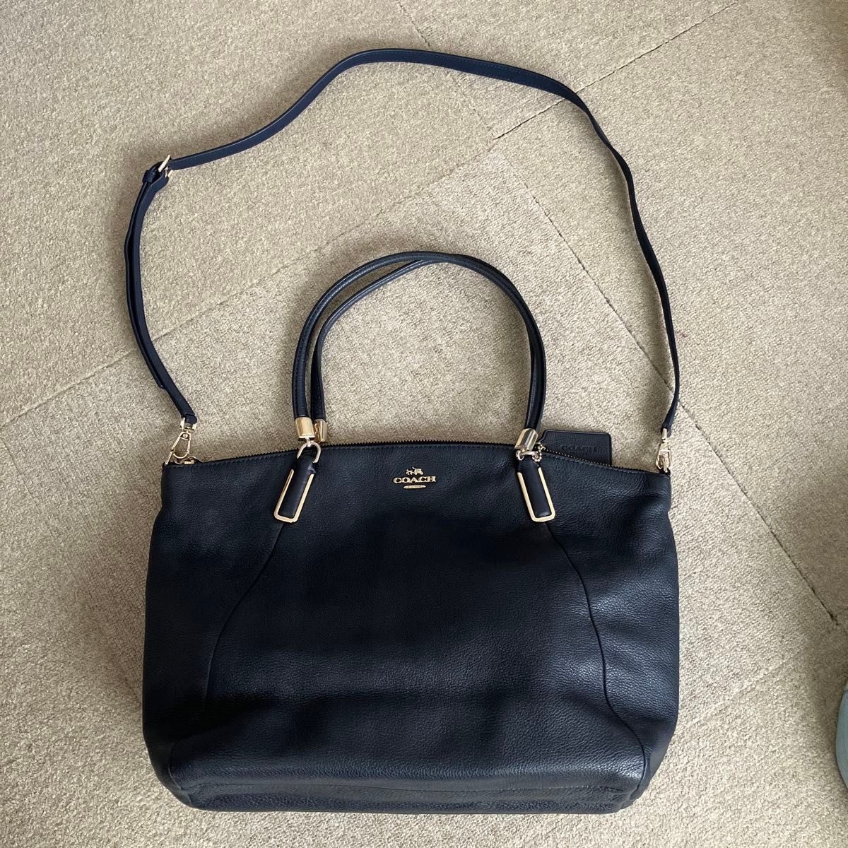 送料無料☆ コーチ COACH スワッガー キルト パッチワーク レザー 