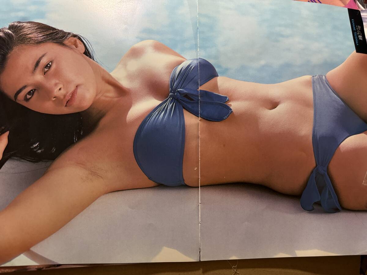 JAL沖縄　シンデレラサマー 　津島要　B1サイズポスター 激レア】津島要 日本航空(JAL)シンデレラサマー沖縄 B1サイズポスター