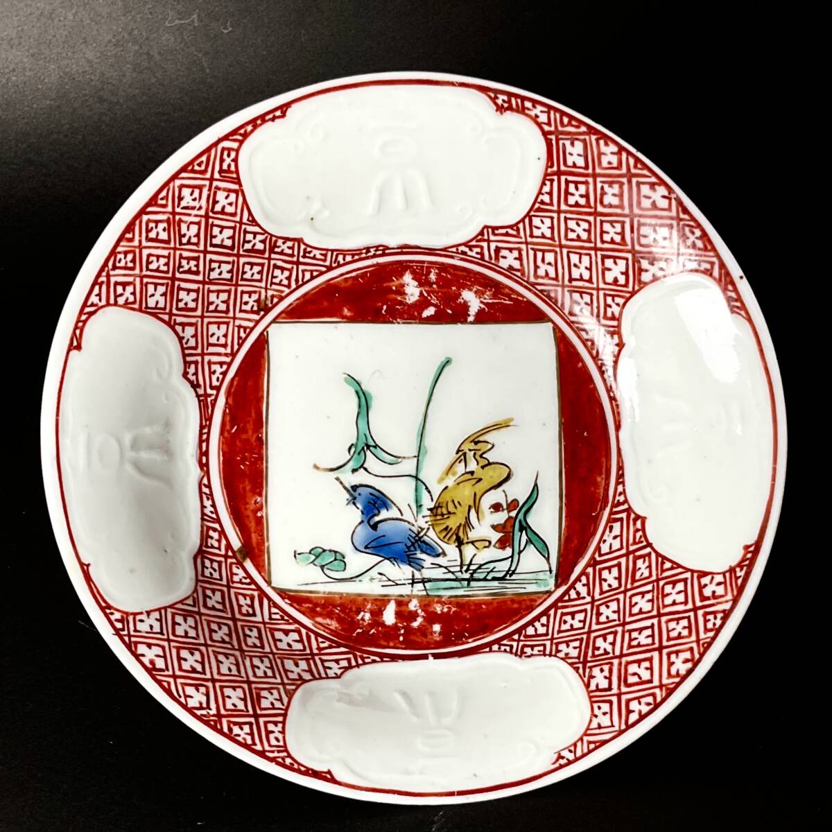 九谷焼 明治期 | 赤絵 古九谷 赤絵(花器、壷)の中古品・新品 -九谷