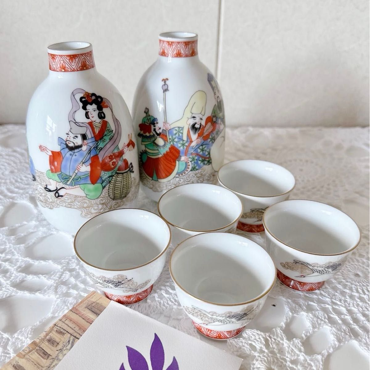 京焼 清水焼 昇峰窯 黄交趾六瓢 日本製 酒器 徳利 お猪口 陶器 盃