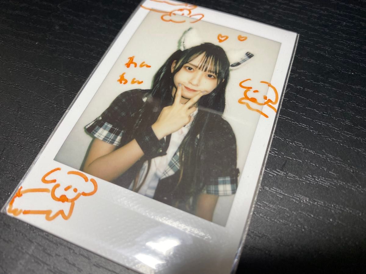 三品瑠香　サインメッセージ入りチェキ　プリントチェキセット 三品瑠香