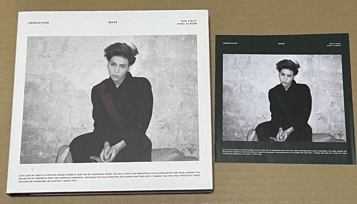 黒 SHINee ジョンヒョン　BASE Amazon.co.jp: 1stミニアルバム - Base(韓国盤) (ランダムカバー